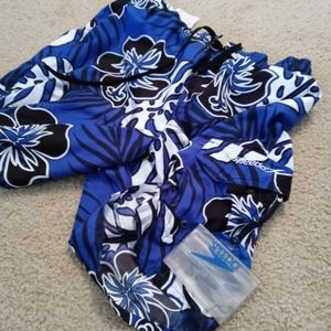 Speedo swim trunks with bag